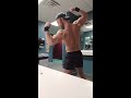 Friday night arm day workout posing practice bodybuilding men's physique classic physique
