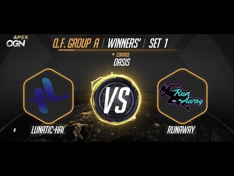 Lunatic Hai vs RunAway Group A Winners Bracket - Game 1 | OGN APEX Season 2 2017