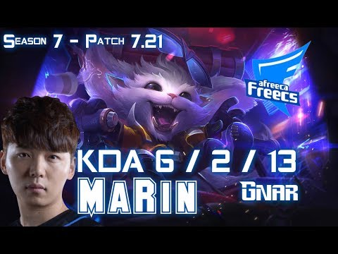 AFs MaRin GNAR vs MAOKAI Top - Patch 7.21 KR Ranked