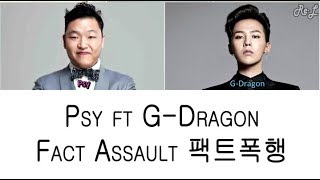 PSY - Fact Assault ft G-Dragon (Color Coded Lyrics ENGLISH/ROM/HAN)