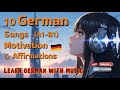 German Motivational Songs With Affirmations Learn German Through Positive Music A1 B1