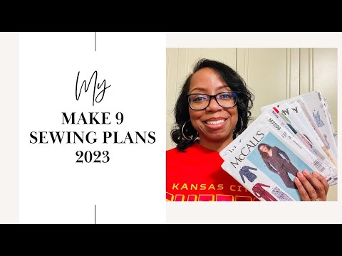 My Make 9 Sewing Plans 2023