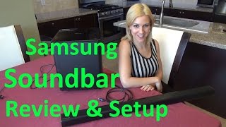 Samsung sound bar review and installation to TV setup