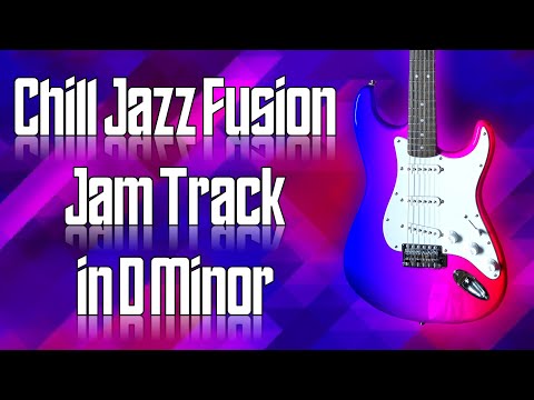 Chill Jazz Fusion Jam Track in D Minor 🎸 Guitar Backing Track