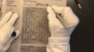 A Fan Solving the Wonderword! Subscribe to our channel.