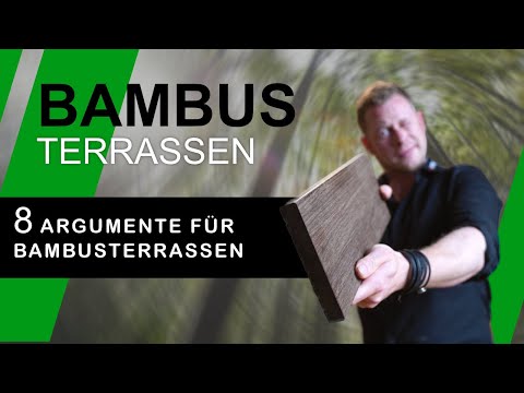 Hochwertige Bambus Terrassen mit bis 25 Jahren Garantie