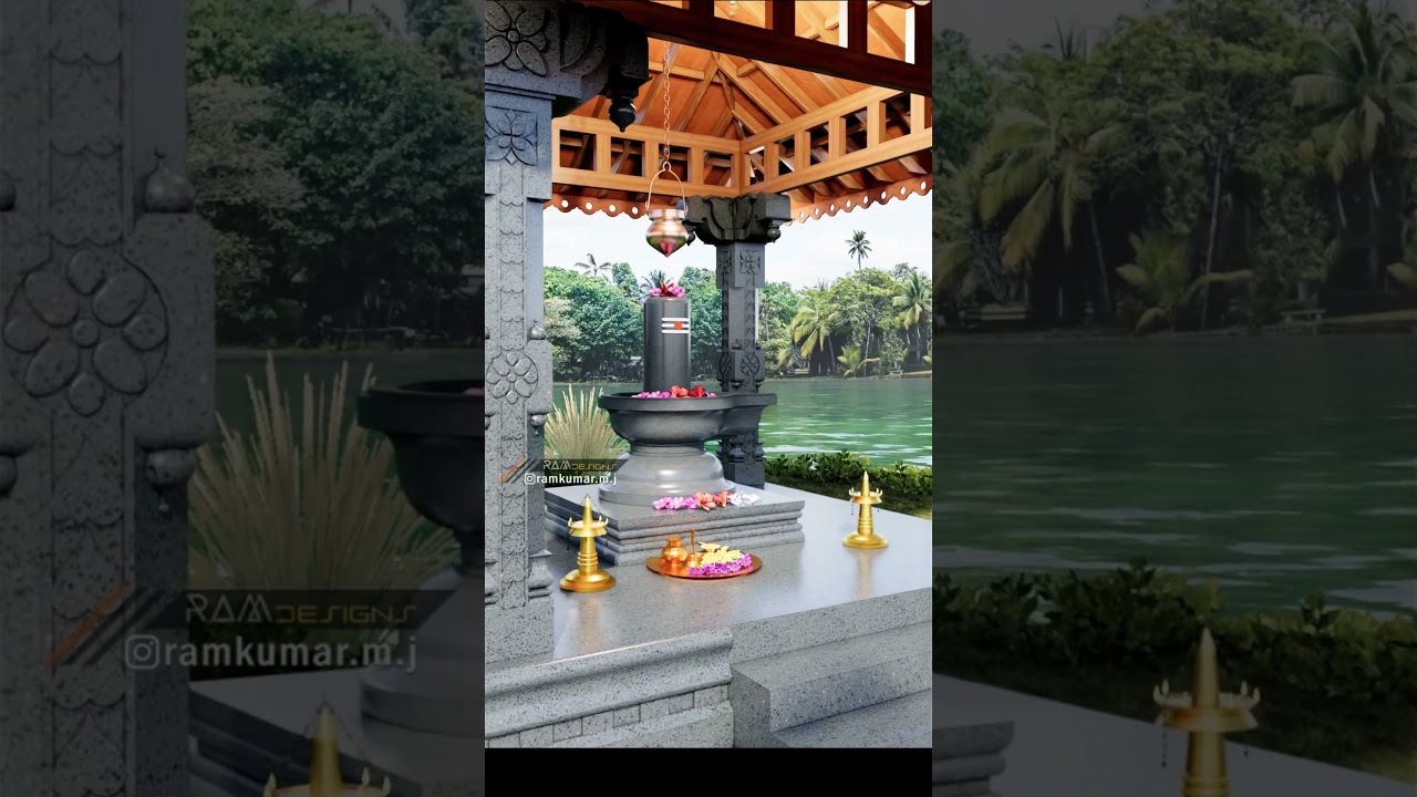 Shiva Temple #design #architecture #hindu #templedesign @ramkumar.m.j