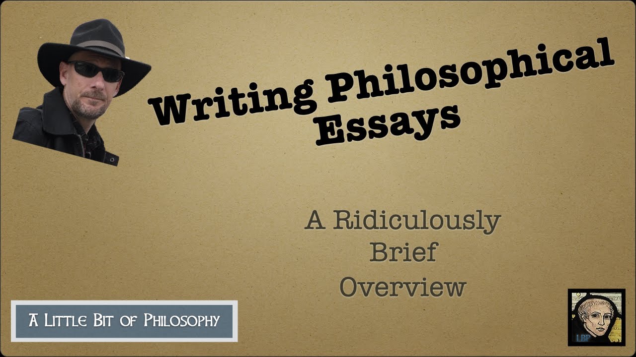 Writing Philosophical Essays