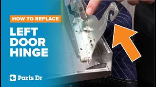 GE Dishwasher Left Door Hinge Assembly Replacement — Part WD01X27721 | Parts Dr | DIY Repair