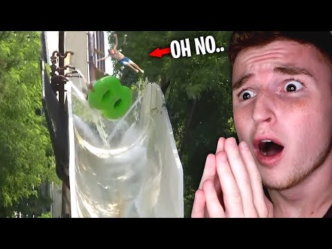 This Water Slide Had NO Rules.. (Goes Wrong)