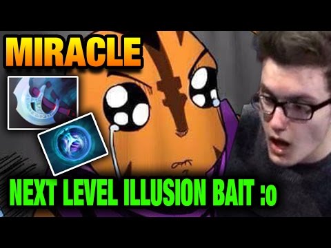 Miracle [Anti-mage] vs s4[Sven] ft KheZu [LC] 9k Illusion Bait Lmao xD Dota 2 7.05