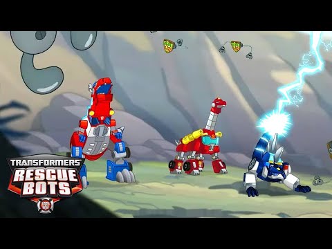 Transformers: Rescue Bots | Dinobots Fight | FULL EPISODES | Cartoons for Kids | Transformers Junior