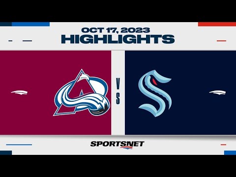 NHL Highlights | Avalanche vs. Kraken - October 17, 2023