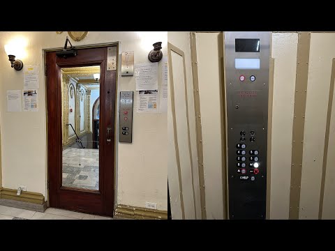 Antique Modded Gated Pacific Traction elevator @ 400 Hyde St Apartments - San Francisco, CA