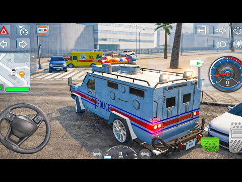 Police Sim 2026 Driving Simulator: Police Truck car driving cop duty - car android gameplay