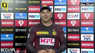 KKR Coach Brendon McCullum on Team's Big Loss to RCB: IPL 2020 | The Quint
