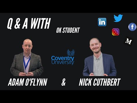 OK Student x Coventry University | Interview with Adam O'Flynn