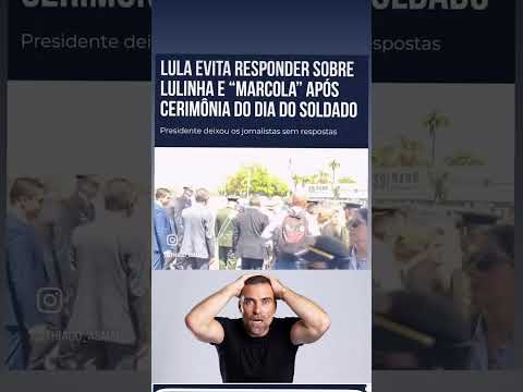 LULA FUGIU QUANDO A IMPRENSA PERGUNTOU SOBRE O LULINHA E OS ESCÂNDALOS DO FILHO DO PRESIDENTE! 😱😱