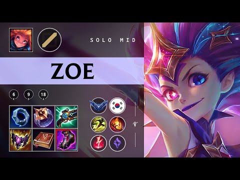 Zoe Mid vs Viego - KR Diamond Patch 25.24
