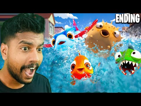 TSUNAMI DESTROYED THE CITY 🥵 !! I AM FISH ENDING (Part 8)