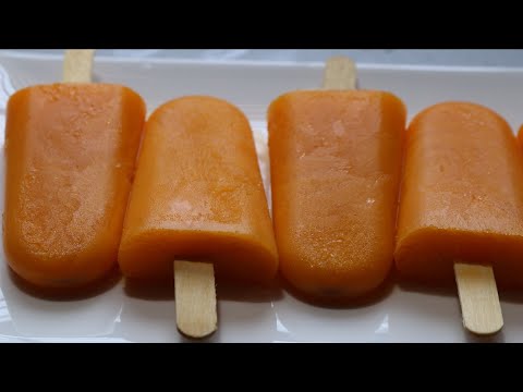 Orange Bar Ice-cream (ऑरेंज बार) in hindi, 2 मिनट में सिर्फ दो ही सामग्री से बनाऐ healthy and tasty