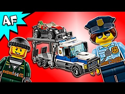 Vidéo LEGO City 60143 : Le braquage du transporteur de voitures