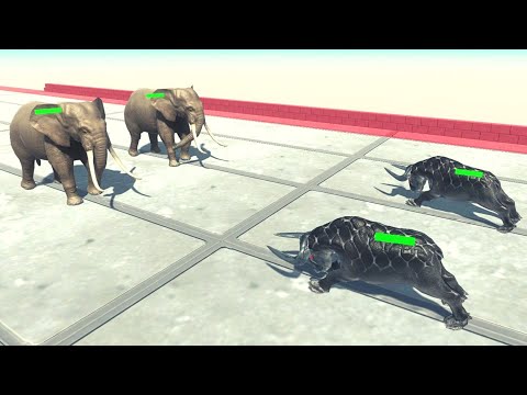 2 Vs 2 All Units Tournament On BRIDGE [Part 1] ARBS | Animal Revolt Battle Simulator