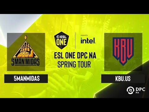Dota2 - 5ManMidas vs KBU.US - Game 3 - ESL One DPC NA Spring
