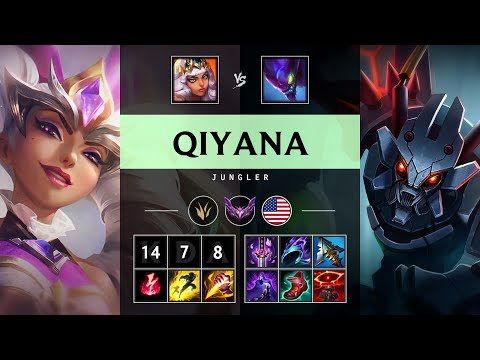 Qiyana Jungle vs Kha'Zix: Legendary - NA Master Patch 14.23