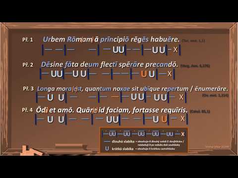 Daktylský hexametr – pars 2: muta cum liquida, hiát, elize, hlásky m, h, qu a x (Poetika 02)