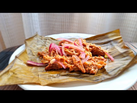 Como preparar COCHINITA PIBIL con pasta de achiote | receta de cochinita pibil fácil y rápida