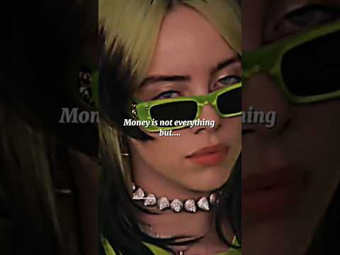 Money is not everything.... #billieeilish #zendaya