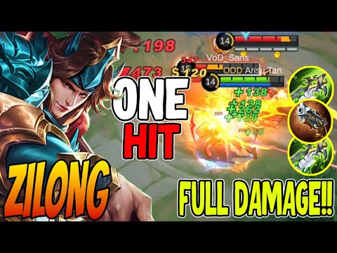 INSTANT KILL ZILONG BUILD FULL DAMAGE - Zilong Best Build 2023 ~ MLBB