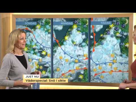 Snö väntar för hela landet - Nyhetsmorgon (TV4)
