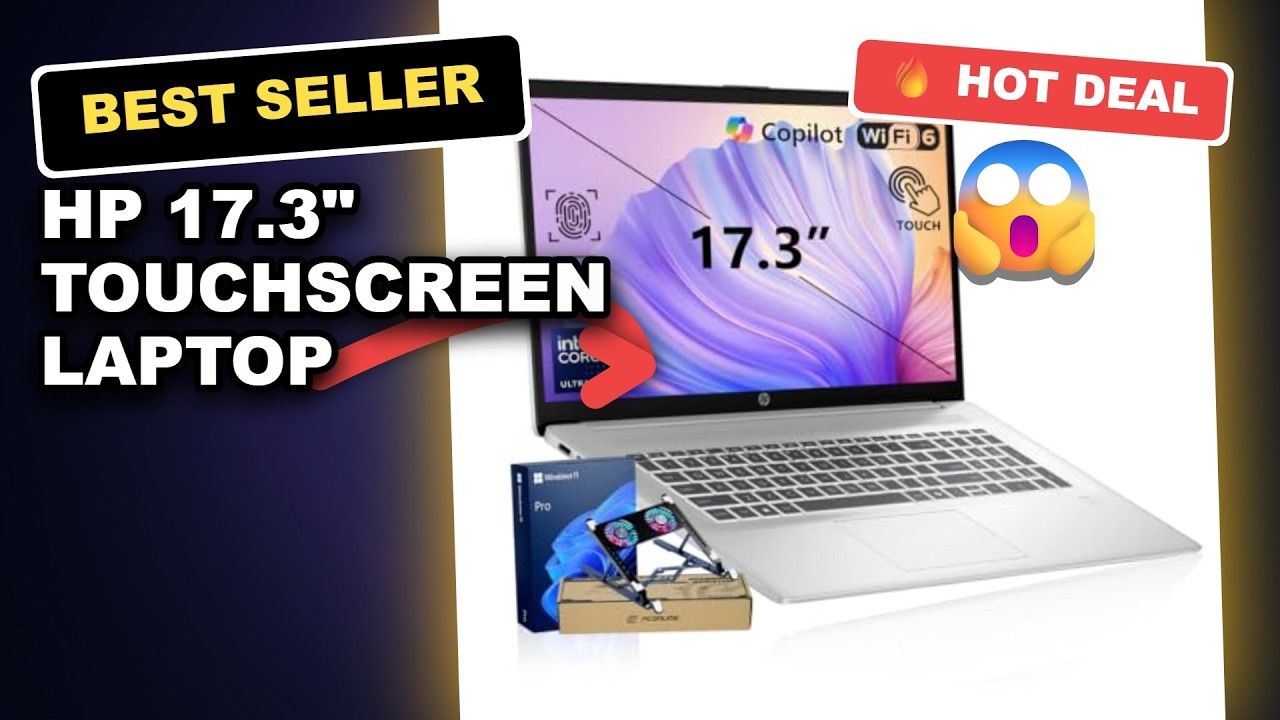 HP 17.3" Touchscreen Laptop Review: Ultra 7 AI Performance Tested review video