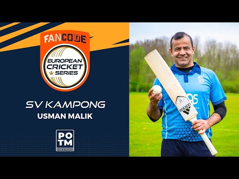 POTM: U.Malik - VCC vs KAM | Highlights | FanCode ECS Netherlands, Day 6 | ECS22.094