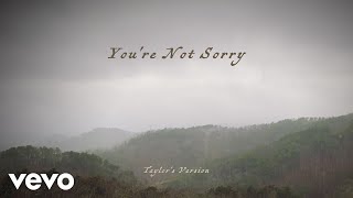 Taylor Swift You're Not Sorry (Taylor's Version)