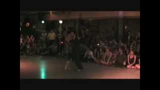 José Halfon y Virginia Cutillo, con Sexteto Milonguero