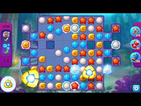 Fishdom 6769 Super Hard Level - 11 moves - NO BooSTERS
