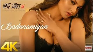Badnaamiyan Full Video Song (4K UHD) Hate Story IV | Urvashi Rautela | Karan Wahi | Armaan Malik |
