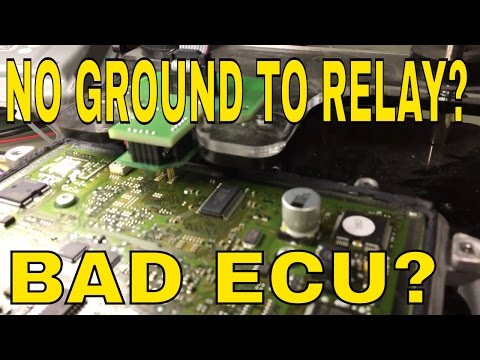 Mercedes NO Start | NO ground from ECU to fuel pump relay | ME9.7 Common Issue !!!