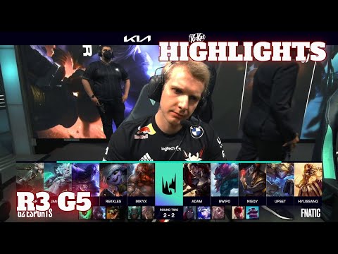 G2 vs FNC - Game 5 Highlights | Round 3 LEC 2021 Summer Playoffs | G2 Esports vs Fnatic G5