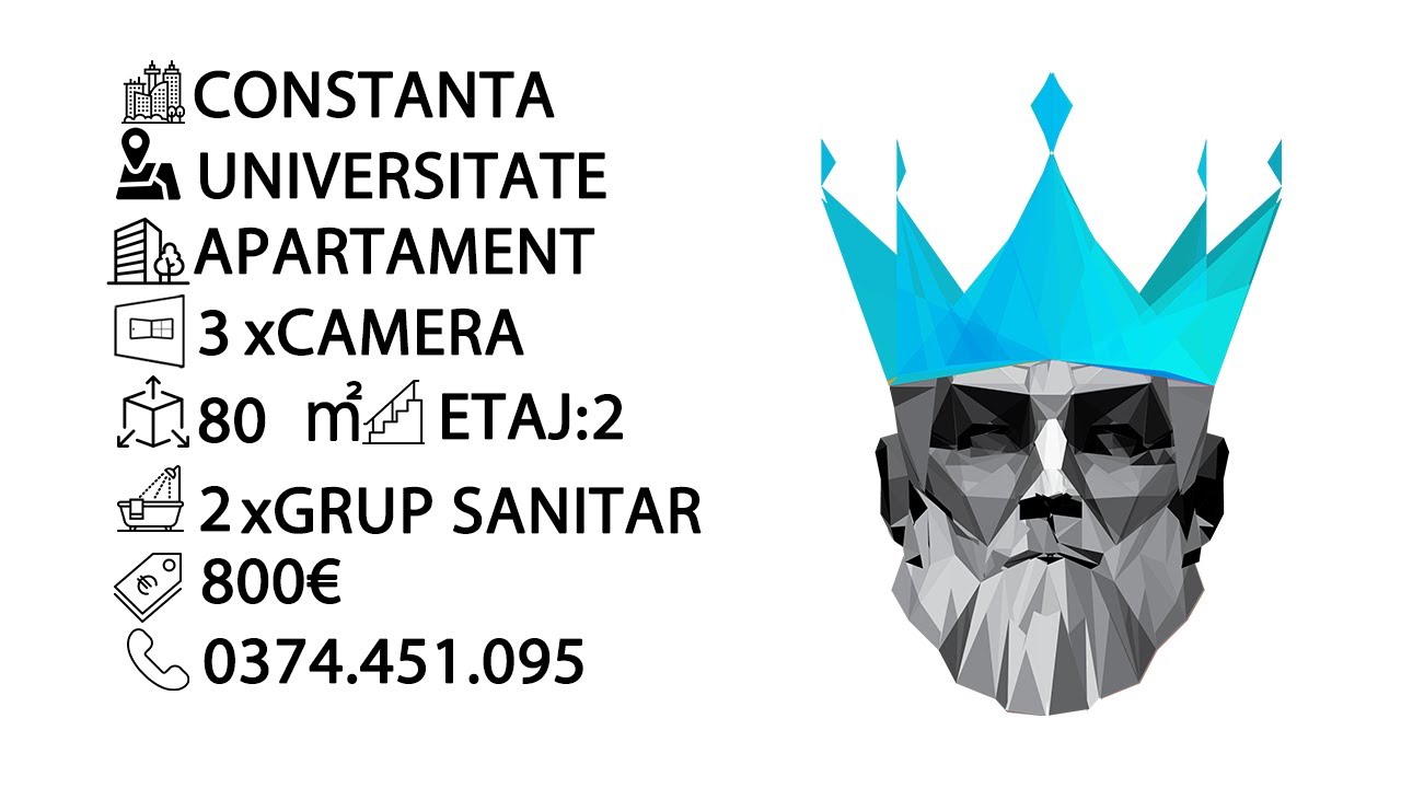 Tur video Campus | 3 Camere | 2 Bai | 2 Balcoane | Lux | Parcare | Termen Lung 