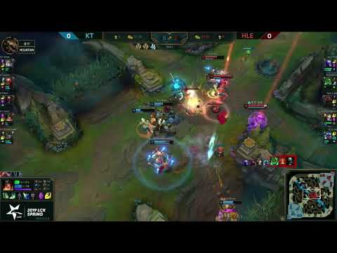 Sangyoon's Ezreal initiated..result? KT vs HLE [LCK 2019 Highligh]