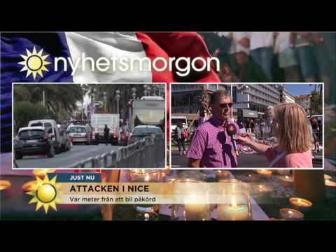 "Vi hade enorm tur att vi upptäckte lastbilen!" - Nyhetsmorgon (TV4)