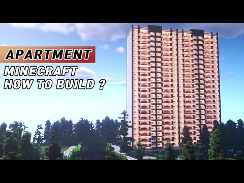 How to Build a House in Minecraft - APARTMENT Tutorial / easy minecraft / #18