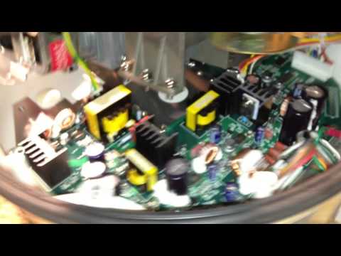 Teardown "SI-TEX" marine radar antenna. (Toshiba)