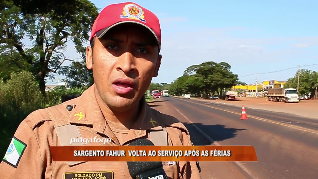 Sargento Fahur volta de férias