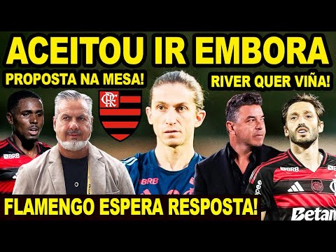 He accepted the offer to leave Flamengo! Mengão is waiting for Filipe Luis to advance in negotiat...