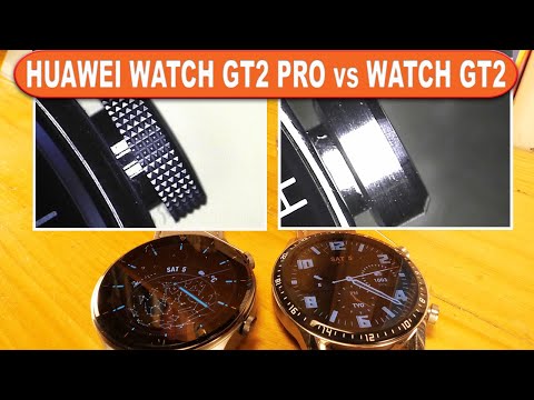 Huawei Watch  GT 2 Pro vs Huawei Watch GT2 - look and microscopic details